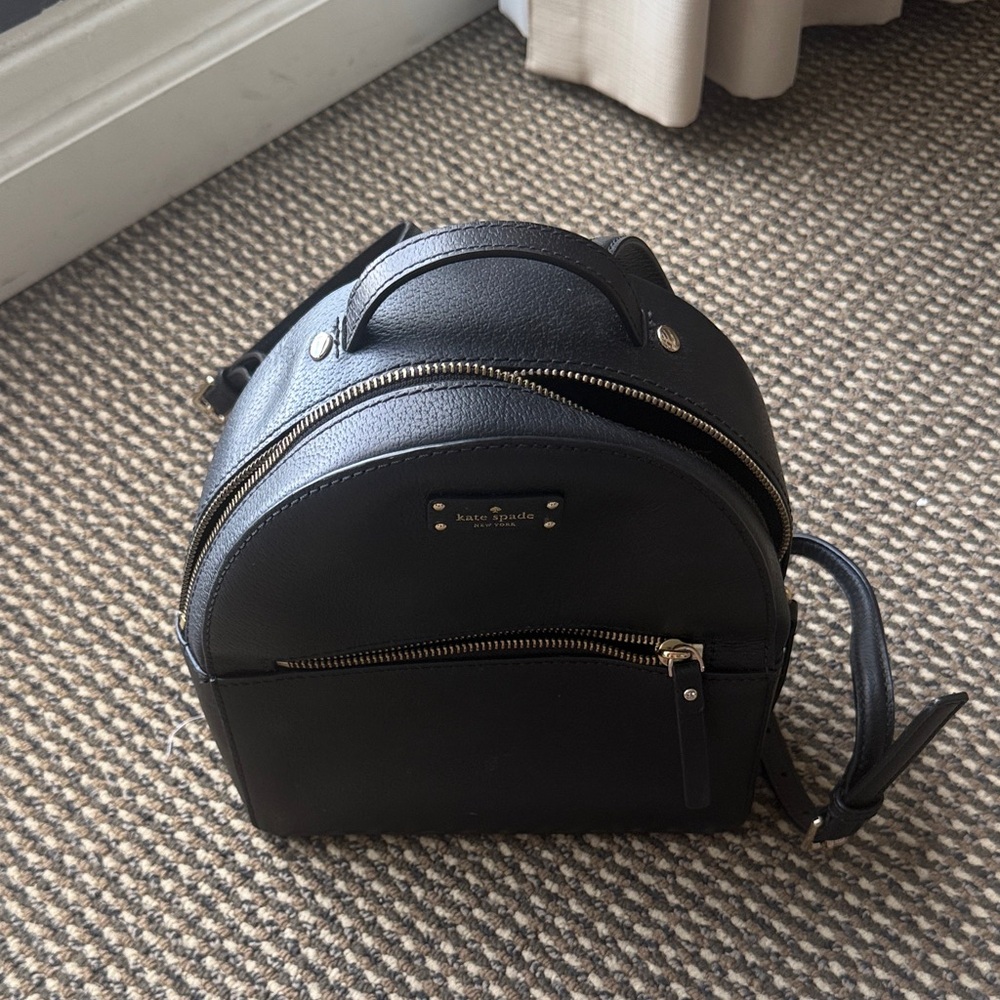 Kate Spade Midnight Black Backpack